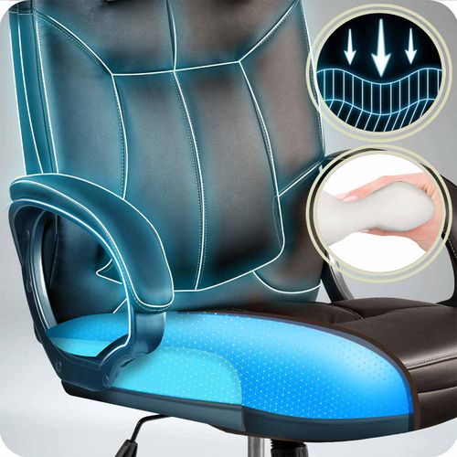 Fotel biurowy obrotowy Sofotel ciemny brąz na Arena.pl