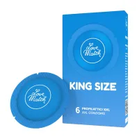 love match king size prezerwatywy 60 mm duży rozmiar 6 sztuk