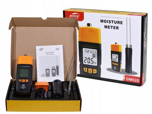 Wilgotnościomierz Miernik Wilgotności do Drewna + Sonda 147cm, Dokładny na Arena.pl