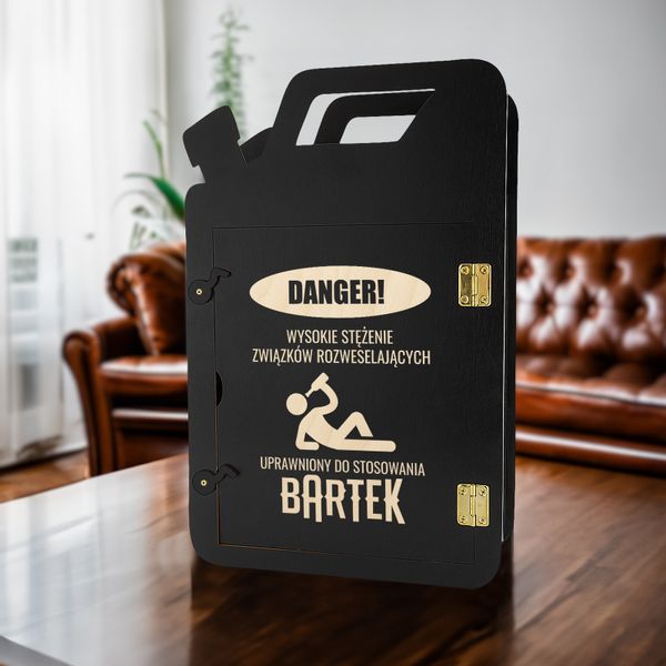 PREZENT NA URODZINY KANISTER BAREK 30 40 50 grawer zdjęcie 3