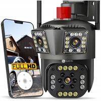 KAMERA WIFI IP SMART OBROTOWA FULL HD ZEWNĘTRZNA POTRÓJNA ZOOM MONITORING