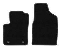 Dywaniki przednie welurowe czarne do: Ford Ka MK2 2008-2012 hatchback