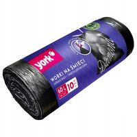 Worki na śmieci z taśmą 60L 10 szt. Diamond 60x70 cm wytrzymałe elastyczne