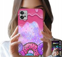 ETUI DO MOTOROLA G32 - SŁODKIE DONUTY Z LUKREM W TLE + FOLIA