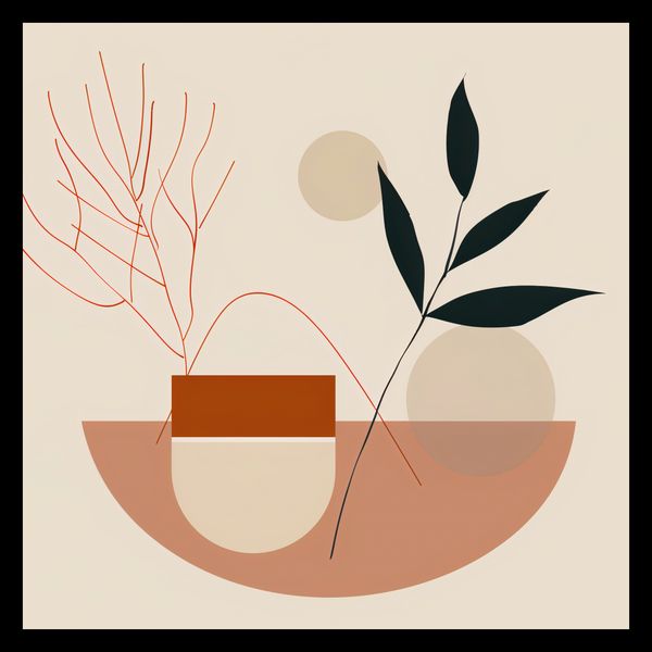 Plakat 40x40cm Botaniczna Przymiarka zdjęcie 2