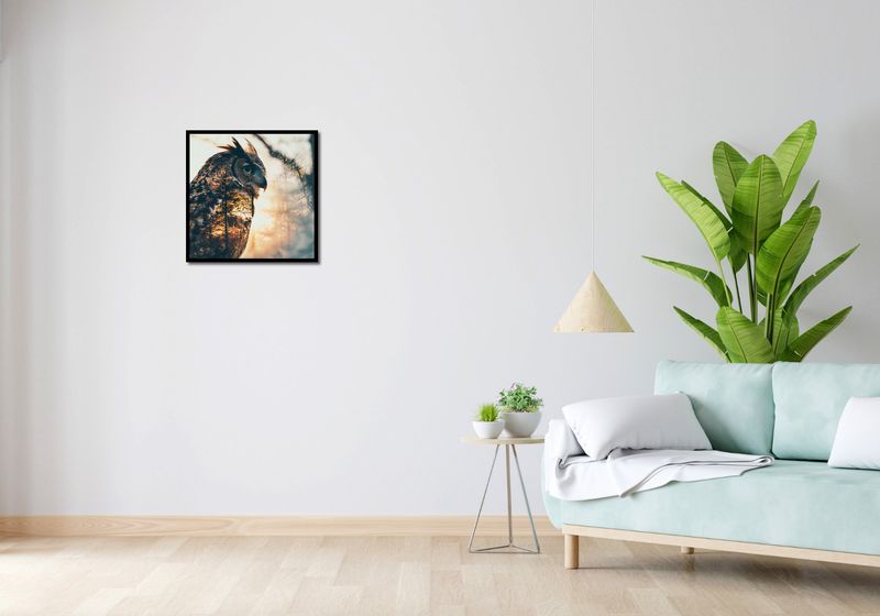 Plakat 50x50cm Sowi Duch zdjęcie 4