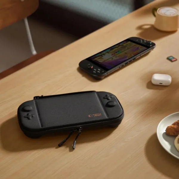 etui tech-protect slim pouch na nintendo switch 2 - czarne zdjęcie 12