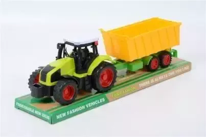 Traktor z przyczepą zdjęcie 1