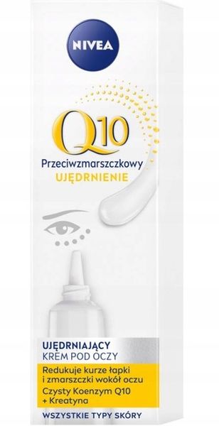 NIVEA Q10 Krem przeciwzmarszczkowy dzień noc SPF15 50ml x2 + Pod oczy 15ml zdjęcie 5
