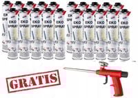 POLYNOR EKO izolacje piana natryskowa pianka pur OCIEPLENIE GARAŻU + GRATIS