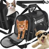 TRANSPORTER DLA PSA KOTA TORBA NA RAMIĘ DLA ZWIERZĄT LEGOWISKO