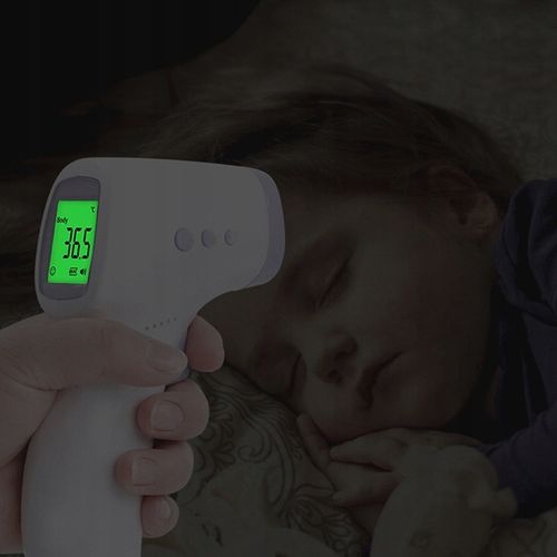 TERMOMETR BEZDOTYKOWY NA PODCZERWIEŃ LCD ELEKTRONICZNY CYFROWY DOKŁADNY na Arena.pl