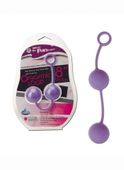 Podwójne Silikonowe Kulki Gejszy - Duo-Tone Balls Orgasmic Loop 8"