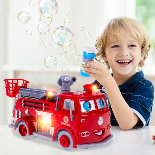 WÓZ STRAŻACKI NA BAŃKI MYDLANE STRAŻ POŻARNA EDEK AUTO DO BANIEK SAMOCHÓD na Arena.pl