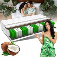 Materac Sprężynowy Kieszeniowy Kokos 80x200 H3/H4 Dwustronny 17cm