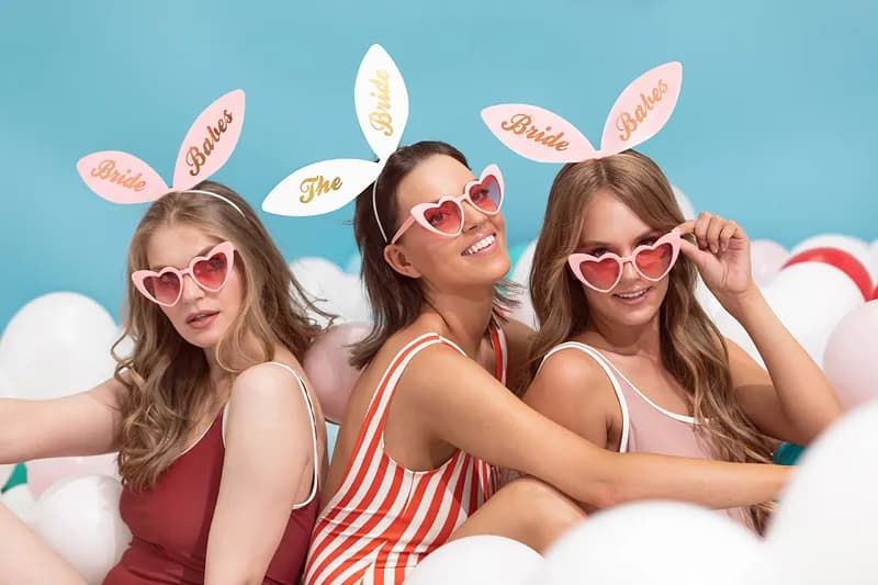 Opaski króliczka Bride Squad, 6 szt. zdjęcie 3