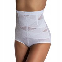 BAWEŁNIANE mocno WYSZCZUPLAJĄCE BRZUCH majtki FIGI super talia WYSOKI STAN