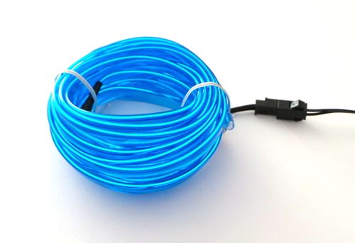 Światłowód EL WIRE Ambient Taśma LED 5m niebieski na Arena.pl