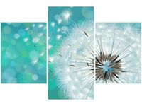 60 90CM OBRAZ 3 ELEM PUSZYSTY DMUCHAWIEC ŚCIENNY DRUK PŁÓTNO