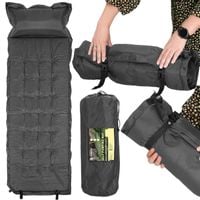 MATA SAMOPOMPUJĄCA KARIMATA 193x68 cm Z PODUSZKĄ GRUBA Z POKROWCEM MATERAC