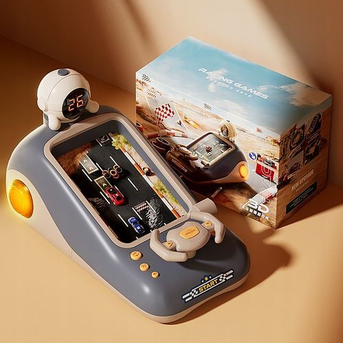 WYŚCIGI GRA KIEROWNICA INTERAKTYWNA MÓWIĄCA PL SYMULATOR JAZDY Chronometraż na Arena.pl