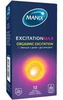 Manix Excitation Max 12 szt. – prezerwatywy 52 mm