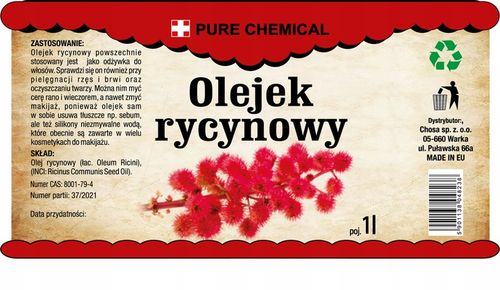OLEJ RYCYNOWY NIERAFINOWANY TŁOCZONY NA ZIMNO NATURALNY + DOZOWNIK 1L na Arena.pl