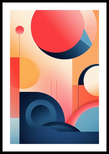 Plakat 40x60cm Geometryczne Marzenia na Arena.pl