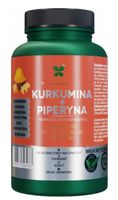 KURKUMA + PIPERYNA AŻ 1155mg w dawce! ANTYOKSYDANTY ODPORNOŚĆ 60kaps LANCO