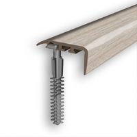 LISTWA KĄTOWNIK SCHODOWY 30x14mm PVC DĄB BIAŁY 6P 2m