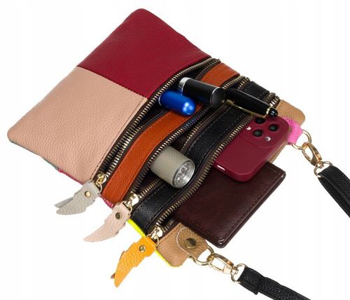 patchworkowa torebka damska ze skóry naturalnej na Arena.pl