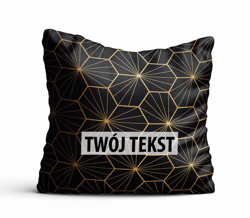 Poduszka Dekoracyjna GEOMETRYCZNA  z Twoim napisem G32 na Arena.pl