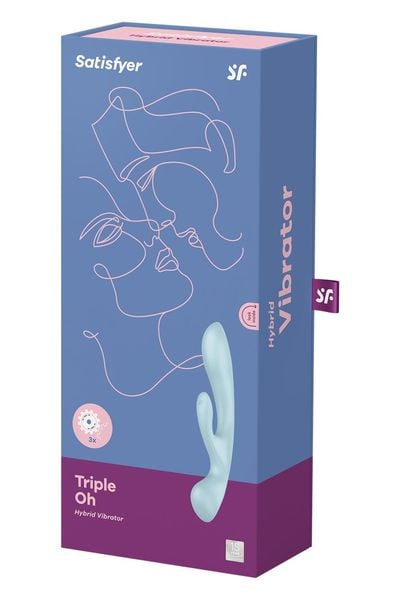 Króliczek Wibrator Masaż Łechtaczki Satisfyer Blue zdjęcie 6