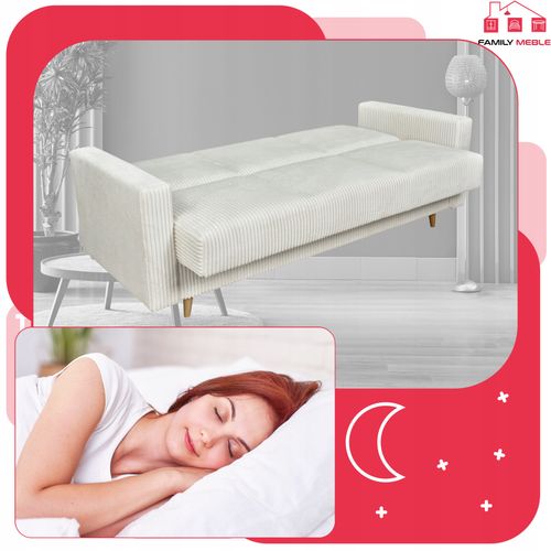 Zestaw mebli wypoczynkowy Rene wersalka kanapa fotele Bonell Family Meble na Arena.pl