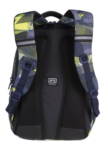 Plecak CoolPack BASIC PLUS zielone wzory geometryczne, LIME ABSTRACT (84574CP) na Arena.pl
