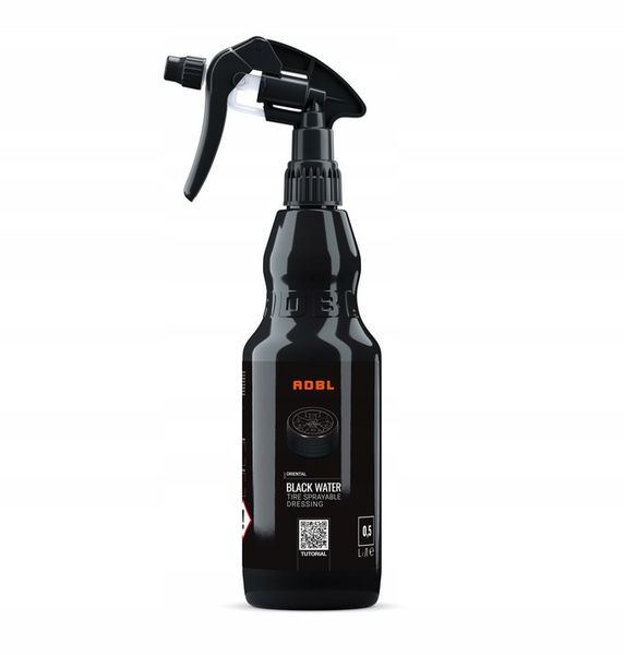 DRESSING DO OPON ADBL BLACK WATER 500ml - Ochrona i Blask + Aplikator zdjęcie 2