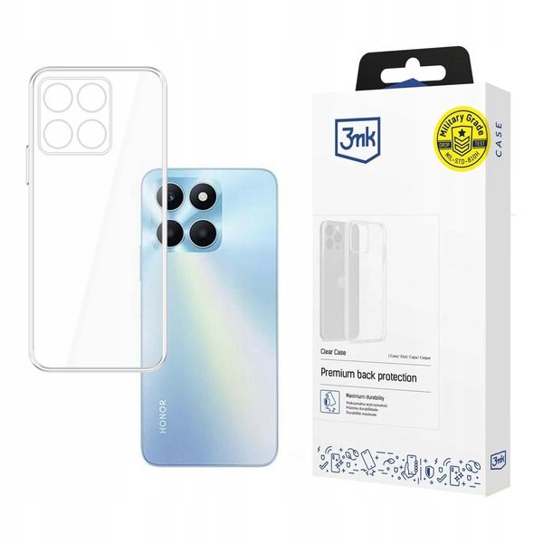 Silikonowe etui na Honor X6A - 3mk Clear Case zdjęcie 1