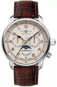zegarek męski zeppelin lz121 mediterranee moonphase 9636-5 + box