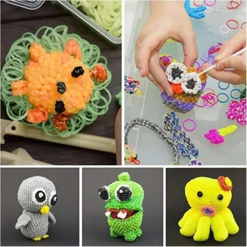 Gumki do robienia BRANSOLETEK DUŻU zestaw 4400+el XXL PREZENT na Arena.pl