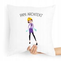 Poduszka Prezent Dla Architekta Pani Architekt Z Nadrukiem Ze Zdjęciem