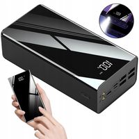 Powerbank z dużym 50000mAh super wydajnym ekranem MIRROR LED SCREEN