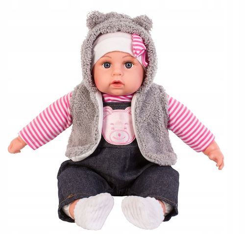 Lalka bobas interaktywna mówi i śpiewa po polsku SMOCZEK PAMPERSY BUTELKI na Arena.pl