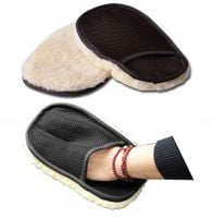 RĘKAWICA DO MYCIA POLEROWANIA AUTA SAMOCHODU WEŁNA