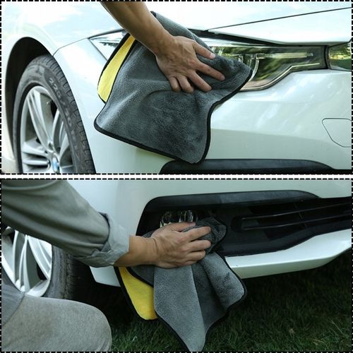 PUSZYSTY RĘCZNIK Z MIKROFIBRY 800g/m2 DO OSUSZANIA SAMOCHODU AUTA DETAILING na Arena.pl