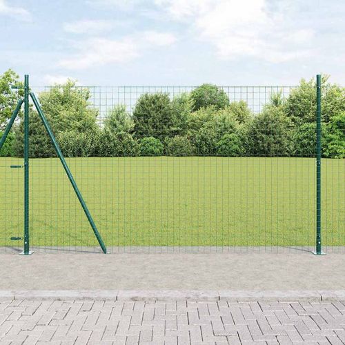 Słupek ogrodzeniowy. 26 pcs Srebrny 3.2 x 3.2 x 140 cm Stal na Arena.pl