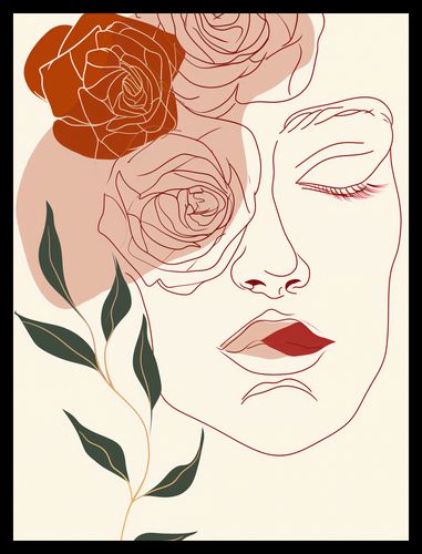 Plakat 30x40cm Beż i Twarz na Arena.pl