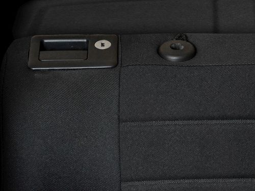 Pokrowce materiałowe uniwersalne na fotele samochodowe grafitowe na Arena.pl