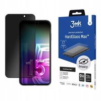 Szkło hartowane 3MK HardGlass Max Privacy Apple iPhone 15 Pro Max czarne