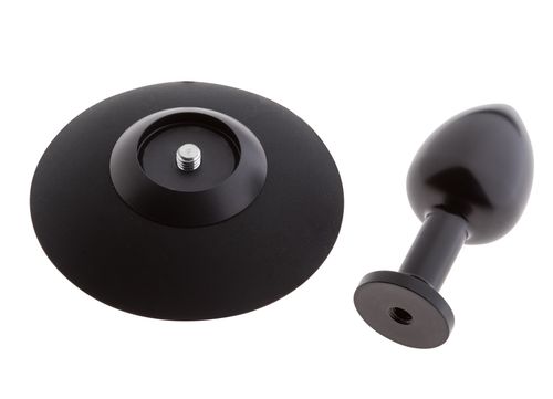 MALESATION Alu Plug with suction cup small, black na Arena.pl