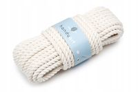 Linka LINA BAWEŁNIANA NATURALNA dekoracyjna ozdobna 10mm 20mb